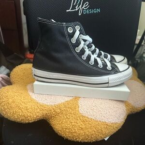 Converse Black and White High-Tops